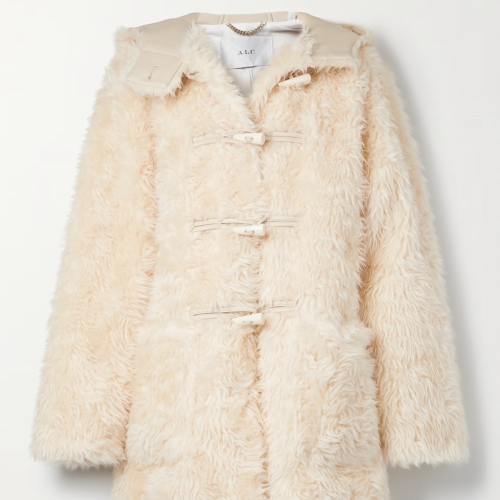A.L.C. Winston Faux Shearling Coat - Size M
